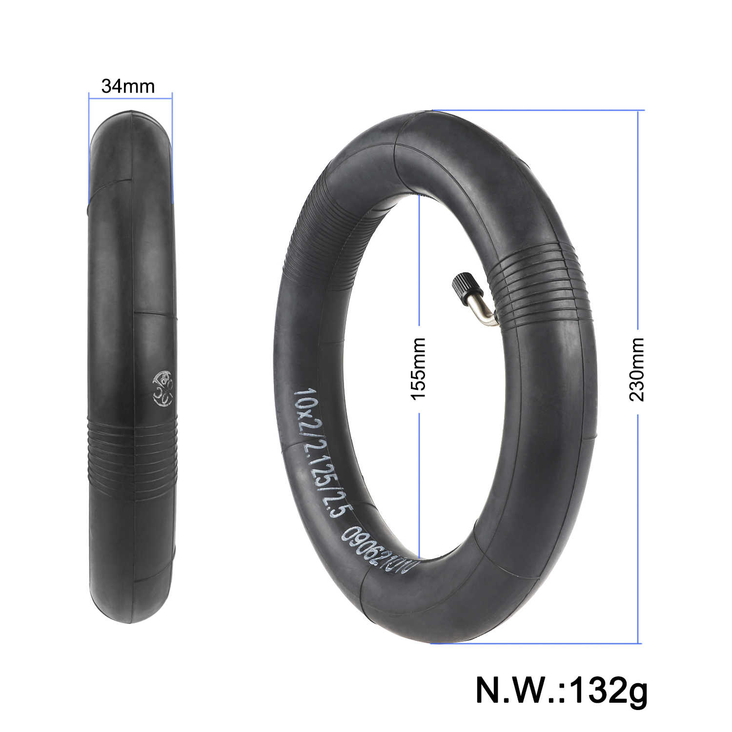 კამერა - 54/152-10, 10×2.125, Ø255×54 mm - ULIP 90° შიგნით [104}