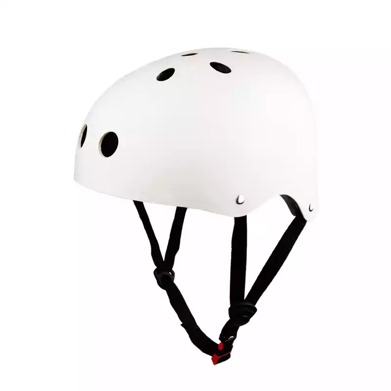 L ზომის თეთრი მრავალპუნქტიანი ჩაფხუტი [123]