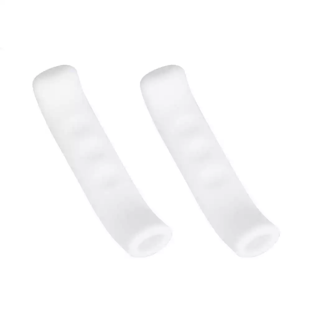 სამუხრუჭე სახელურის სილიკონის დამცავი - თეთრი [500]