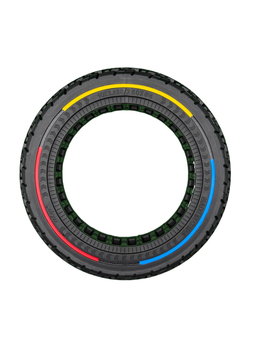 54/80-6.5, [10x2.125], [Ø250x54mm] - ULIP 3 ფერის წრით, მყარი [116]